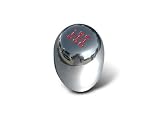 JDM Shift Knob Design for Manual and E-shift - Type R Chrome with Red Shift Lettering
