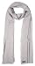 BOVARI Premium Kaschmir Schal silver grey /silbergrau 70x200 cm