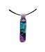 Pendant - XP-70- Genuine Handmade Dichroic Glass ~ .925 Sterling Silver