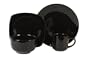 Gibson Sensations 16 pc Dinnerware Set, Black