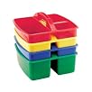 Early Childhood Resources Small Plastic Art Caddies - Set of 4 - Assorted Colors