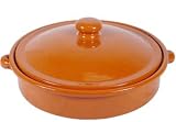Lidded Terra Cotta Cazuela Casserole