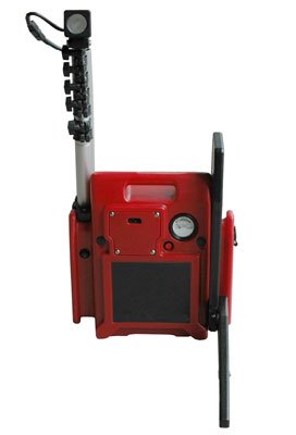Magnalight Portable, rechargeable, battery powered tower with telescoping LED light Head