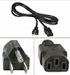 6 Foot Shielded Heavy Duty Computer or tv HIGH GRADE ac power cord , UL/CSA, 18AWG, 6' , this powers items that take this style of cord. hubs switch switchs pc power supply printer laser New 3 Prong 6Ft Ac Power Cord Cable Plug for Samsung Toshiba LG Sharp Sony Sceptre RCA Panasonic Philips Mitsubishi Magnavox TV LCD Plasma DLP, Acer Asus HP Samsung ViewSonic Dell Compaq Hanns-G LG Planar Monitor , Screen , PS3 , XBOX 360 black color