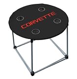 On The Edge Marketing OTE-820016 Corvette Black Folding Table