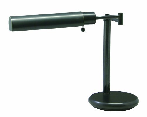 House of Troy D435-91-F Home/Office Collection 13-1/2-Inch Swing Arm Desk Lamp with Rectangular Metal Shade, Oil Rubbed Bronze