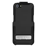 Seidio BD2-HK3IPH5K-BK Active Case with Metal Kickstand and Holster Combo for Apple iPhone 5 - Retail Packaging - Black