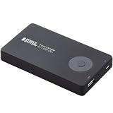 ELECOM モバイルバッテリー リチウムイオン電池 4700mAh スマートフォン用 ブラック DE-U01L-4710BK