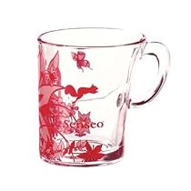 Senseo - Tasse en verre Design Tord Boontje (ornements ROUGES)
