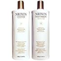 Nioxin System 3 Cleanser & Scalp Therapy Liter SET (33.8oz Each)