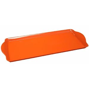 Orange Melmaine Tidbit Tray Orange Melmaine Tidbit Tray