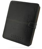 EIXO Luxus Ledertasche BiColor fr Asus Eee PC 901, PC901 Book Style, Bookstyle, Lederhlle, Ledercase, Lederetui, PDA Hlle, Case, Etui