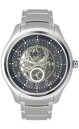Skeleton Black Dial Watch