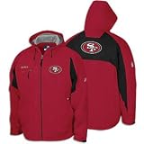 49ers Reebok NFL Shuttle Midweight Jacket - Big Kids