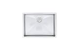 Blanco 515822 16-Inch Precision R10 Single Bowl Undermount Sink, Stainless Steel