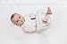 Goumikids Goumijamms Organic Smart Baby Gown, With No Scratch Mitts and Foot Pockets With Easy Diaper Change