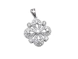 Diamond Antique Style Pendant, 18k Gold