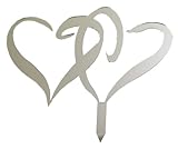 IMAGE OF Hortense B. Hewitt Wedding Accessories Reflective Hearts Cake Pick, 8-1/4-Inch