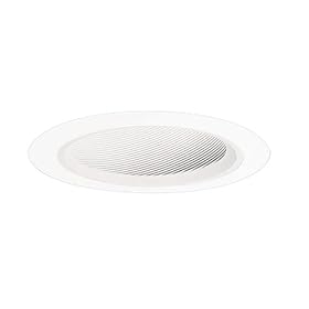 Halo 498W 6-Inch White Baffle with White Trim for Sloped Ceilings