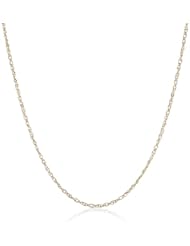 14k Gold Light Rope Chain Necklace