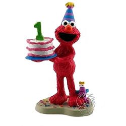 Elmo  Birthday Party Supplies on Gund     Elmo First Birthday Figurine   Cake Supplies   Party Supplies