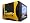 APEVIA X-QPACK2-GD/500 Black/ Gold Aluminum Body/ Front Mask MicroATX Desktop Computer Case 500W Power Supply