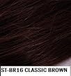 Herstyler Elite Extension 16 Long Human Hair Classic Brown # St Br16