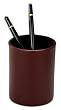 Two-Tone Leather Pencil Cup