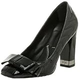 BCBG MAXAZRIA Dida Quilted Patent Pump in Black at BCBG MAX AZRIA