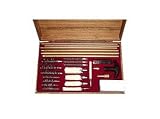 DAC Deluxe Cleaning Kit Universal Shotgun 7 Piece Wood Box by DAC