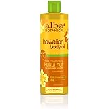 Alba Botanica Hawaiian, Kukui Nut Body Oil, 8.5 Ounce