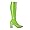 Neon Green Patent Gogo Boots