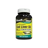Mason Natural Cod Liver Oil 20 Minims Food Supplement Softgels - 100 Ea