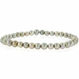 Genuine Freshwater Cultured Gray Pearl Stretch Bracelet