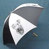 Airedale Umbrella by Porcelain by Rosalinde (60' ARC)