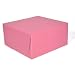 Southern Champion Tray 0841 Pink Paperboard Non-Window Lock-Corner Bakery Box, 8" Length x 8" Width x 4" Height (Case of 250)