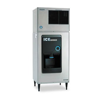 Hoshizaki KML-351MAH_DB-200H Crescent Ice Maker 322 lb Prod w/ DB-200H Hotel Dispenser