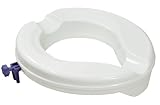 Aidapt Senator Plastic Raised Toilet Seat 50 mm Seat