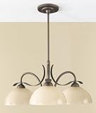 Murray Feiss Kinsey F2425/3CB Mini 3-LT 300w (12H x 25W) Chandelier Lighting in Corinthian Bronze