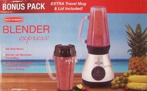 Back to Basics BLENDER EXPRESS WITH EXTRA MUG AND LID