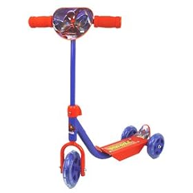 Classic Spiderman Wheeled 3 Wheel Scooter - Basic