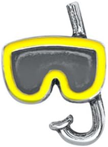 20PCs Lot SNORKELING MASK floating charms For Lockets Origami Owl Floating Charms