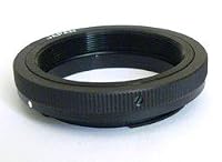 Opteka T-Mount Adapter for Canon EOS Rebel T1i, XS, XSi, XTi, XT, 50D, 40D, 30D, 20D, 5D, 1Ds and Mark II SLR Digital Cameras