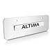 Au-Tomotive Gold, INC. Nissan Altima Half-Size Chrome License Plate