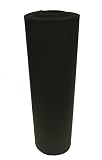 Rubber-Cal Recycled Rolled Rubber Mat - Black in color - 1/4" x 4ft x 4ft rolls