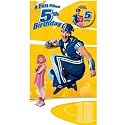 Lazy Town Age 5 Birthday Card with badge