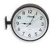 Dakota Designs 2CHY5 Clock, Rnd, Anlg, 11 5/8 In, Wall, Blk