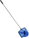 KollerCraft Aquarius Aquarium Fish Net with Stainless Steel Handle, Medium