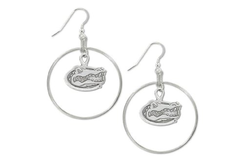 Florida Gators School Charm Round Earrings