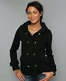 Obey The Nightingale Fleece Jacket in Black,Light Jackets for Women